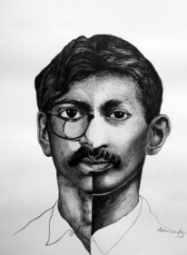 Debanjan Roy UNTITLED 9 2009 Acrylic on paper 14 x 11 in.