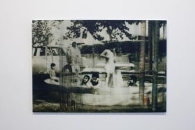 Farida Batool QADA QADAM AZAD 2009 Lenticular print 25 x 36 in.