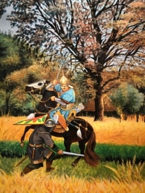 Adeela Suleman   Not Everyone's Heaven - 4 (Detail)  2017  Wood, Polish &amp; Enamel Paint Hardener and Lacquer   86 x 51 x 5 in.