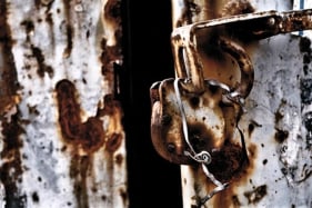 Sanjay Bhattacharyya LOCK 2009 C-print on photographic paper 20 x 30 in.