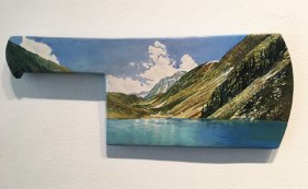 Adeela Suleman  I Will Meet You by the Water - 2, 2017  Mixed Media  5.5 x 12.5 in