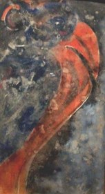 Rabindranath Tagore UNTITLED (BIRD) ND Watercolour on paper 8 x 5 in.  NFS