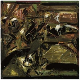 S. H. Raza UNTITLED ABSTRACT c. 1970s Acrylic on board 31.5 x 31.5 in.