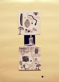 Adip Dutta THE SNAKES AMONGST THE OBJECTS 2 2007 Ink on paper 33 x 25 in.