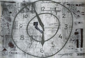 Debnath Basu UNTITLED 6 2006 Mixed media on paper 22 x 32 in.