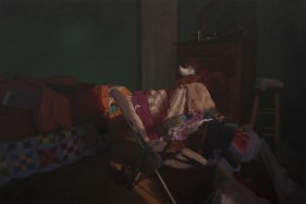 Abir Karmakar SCENT VI 2011 Oil on canvas 48 x 72 in.