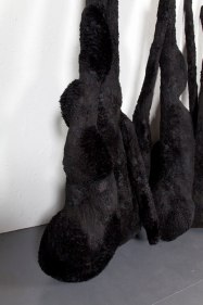 Saad Qureshi IN THE REMAINS 2013 Mixed media including fabric, paint and wood Dimensions variable