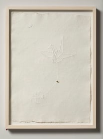 Mithu Sen  Until You Unhand (6), 2021  Uncolored Happy Prick Drawings  16.50 x 11.75 in