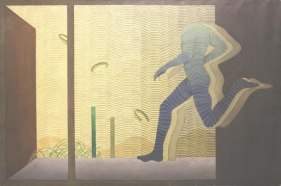 Viren Tanwar YA, I GOT IT Oil on canvas 47 x 71 in.  SOLD