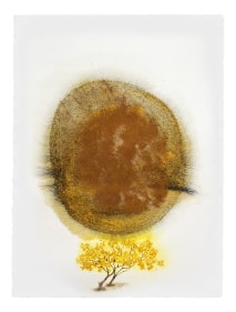 G. R. Iranna  Under the Planet (13), 2022  Mixed media on paper  30h x 22w in