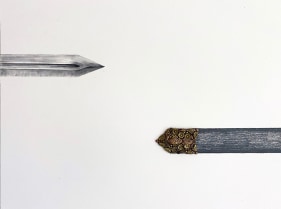 P. D. Pulak Untitled (Beautiful way to die) (8) Brass copper 2019