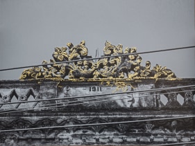 Najmun Nahar Keya  Kintsugi Dhaka (14), 2020  Photograph on archival paper, gold leaf, archival glue