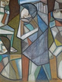 Neeraj Goswami BEGINNING OF ANOTHER DAY 2007 Oil on canvas 24 x 18 in.  SOLD