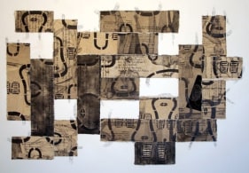 Debnath Basu UNTITLED 1 2006 Mixed media on paper 26 x 35 in.