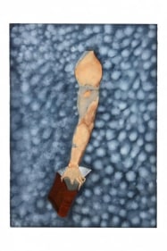 Anandajit Ray COAGULATE 2008 Watercolor, gouache, aquarelle pencil on paper 41 x 30 in.