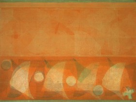 Manish Pushkale UNTITLED 1 2007 Oil on canvas 36 x 48 in.  SOLD