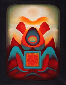 G.R. Santosh UNTITLED 107 1971 Oil on canvas 50 x 40 in.  SOLD