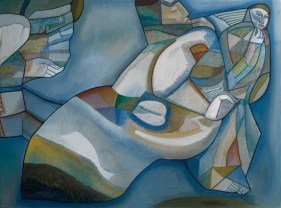 Neeraj Goswami UNTITLED 1 2006 Oil on canvas 18 x 24 in.  SOLD