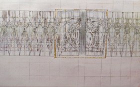 Krishna Reddy RHYME BROKEN 1977 Color engraving on paper 14 x 20 in.  SOLD