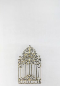 Najmun Nahar Keya  Yume-no-sen (6), 2019  Gas welded brass and gold leaf on Japanese paper, wood, archival glue  16 x 11.50 in