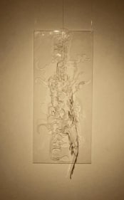 Amna Ilyas UNTITLED 10 2011 Acrylic 36 x 16 in.