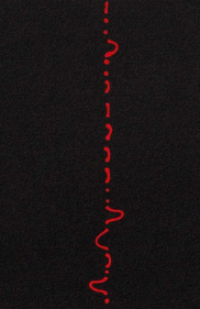 Roohi Ahmed SEEMINGLY VERTICAL (Ed. of 12) 2013 Silkscreen on BFK Rives 300gsm paper 41 x 7.5 in.