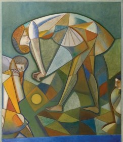 Neeraj Goswami MYSTICAL WALK 2006 Oil on canvas 48 x 42 in.