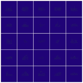 Abdullah M. I. Syed  Structures of Culture Vultures: Blue, 2017  Clear spot printing on archival paper in 25 parts  65 x 65 in