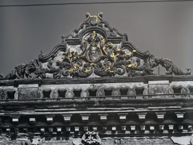 Najmun Nahar Keya  Kintsugi Dhaka (1), 2019  Photograph on archival paper, gold leaf, archival glue  13 x 17 in