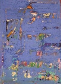 John Tun Sein UNTITLED ABSTRACT 14 2007 Mixed media on paper board 14 X 10 in.