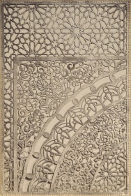 Anila Quayyum Agha INTERSECTIONS GREY 2016 Embroidery and encaustic on laser-cut paper 22 x 14.5 in.