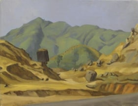 Sudhir Patwardhan UNTITLED LANDSCAPE 2 1988 Oil on canvas 15.5 x 19.5 in.