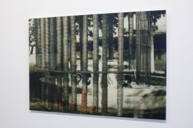 Farida Batool QADA QADAM AZAD 2009 Lenticular print 25 x 36 in.