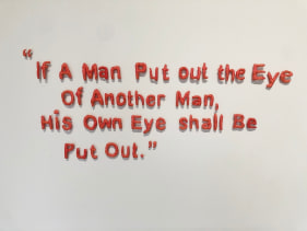 Najmun Nahar Keya  Monk's Saying  2024  Silk, cotton, thread