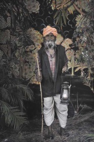 Waswo X Waswo  By Lantern Light, 2015  Hand-colored b/w photograph on paper  36 x 24 in