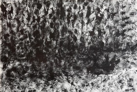 AJ Shemza BERNE 1957 Indian ink on paper 14 x 20 in