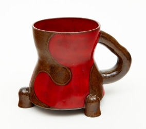 Untitled (red and brown cup), 1989&nbsp;&nbsp;&nbsp;