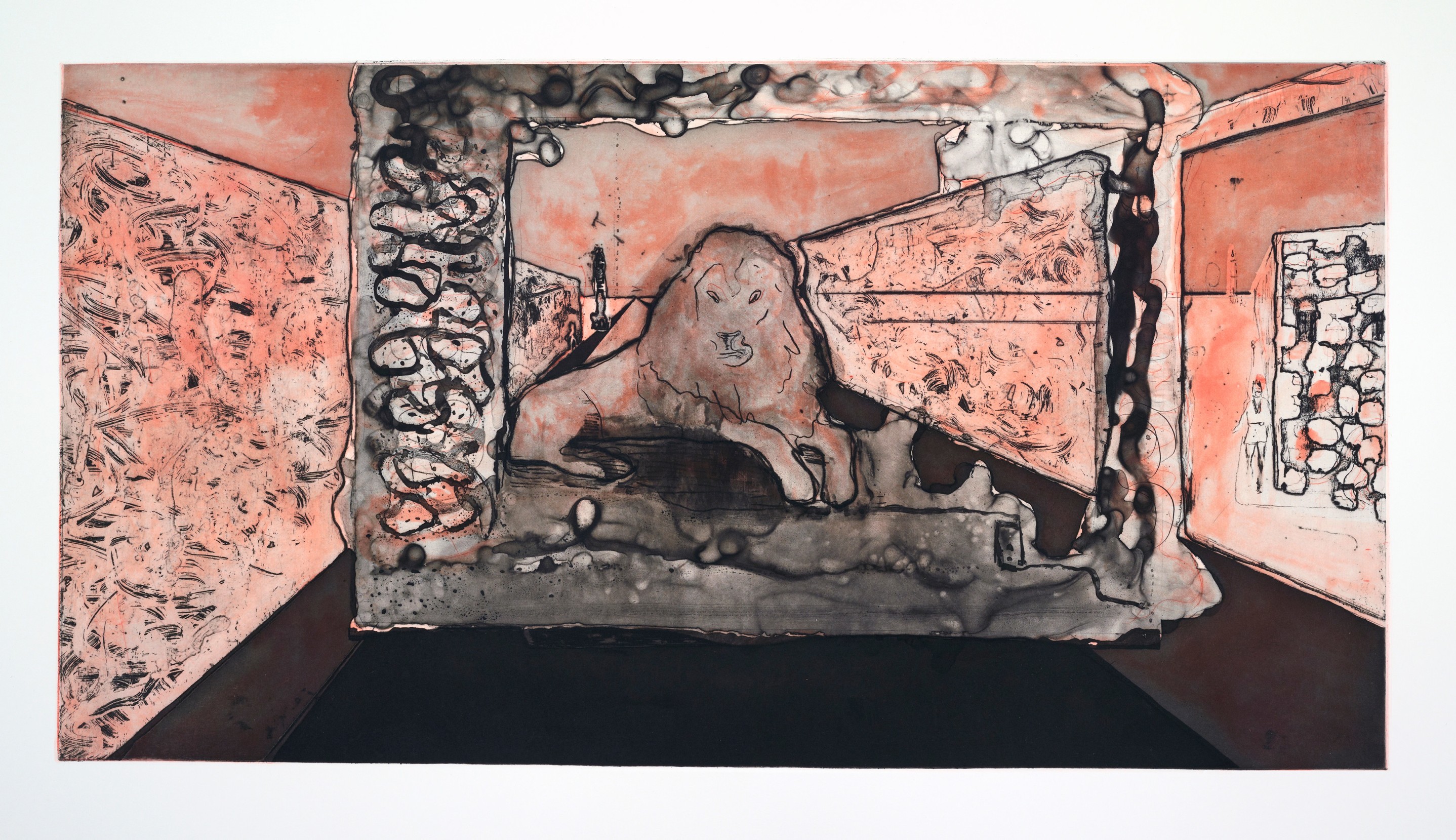 Peter Doig, Lion in the Road, 2016