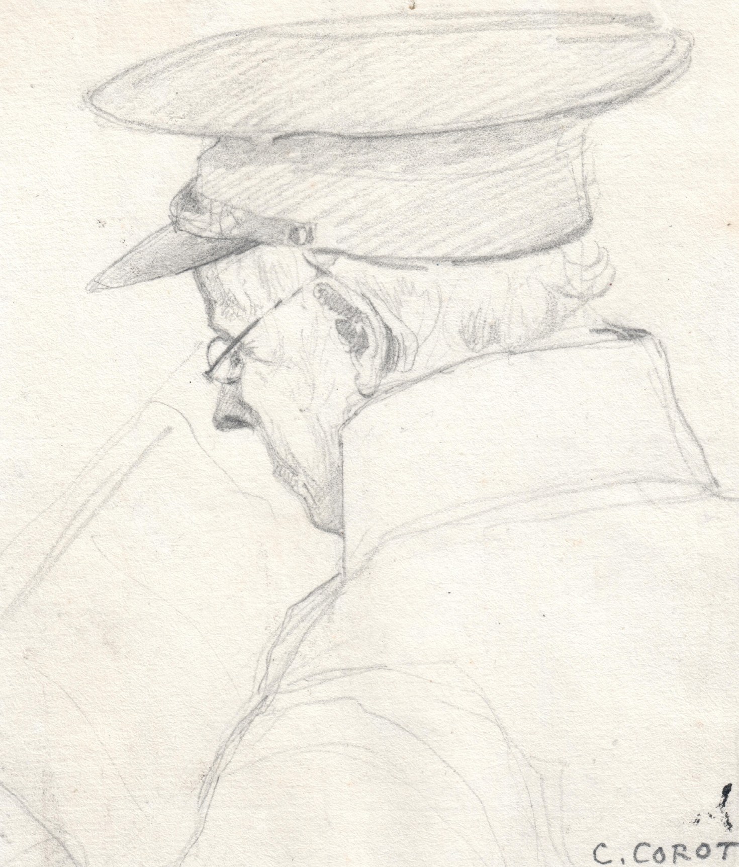 Jean-Baptiste-Camille Corot Portrait of the Artist&#039;s Father