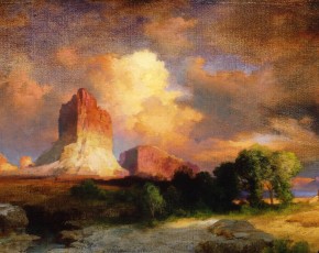 Artist Thomas Moran 1837-1926.