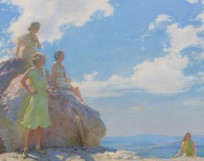 Artist Charles Courtney Curran 1861-1942. 