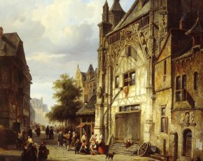 Artist Cornelis Springer 1817-1891.