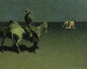 Artist Frederic Remington 1861-1909.