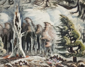 Artist Charles Burchfield 1893-1967.