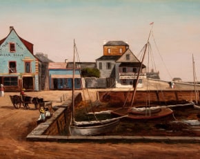 Browse and inquire about City and Townscape paintings for sale at Caldwell Gallery Hudson. 
