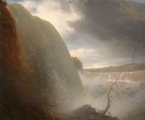 Rembrandt Peale (1778–1860), Falls of Niagara, Viewed from the American Side, 1831, oil on canvas, 18 1/4 x 24 1/8 in. (detail)