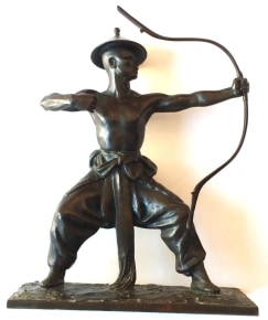 Image of "Mongolian Dancer" sculpture by Malvina Hoffman.