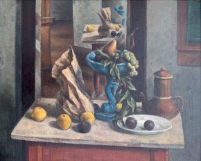 "The Blue Compote" painting by Henry Lee McFee.