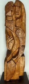 Image of Ancienne Noblesse wooden sculpture by Irving Lehmann.