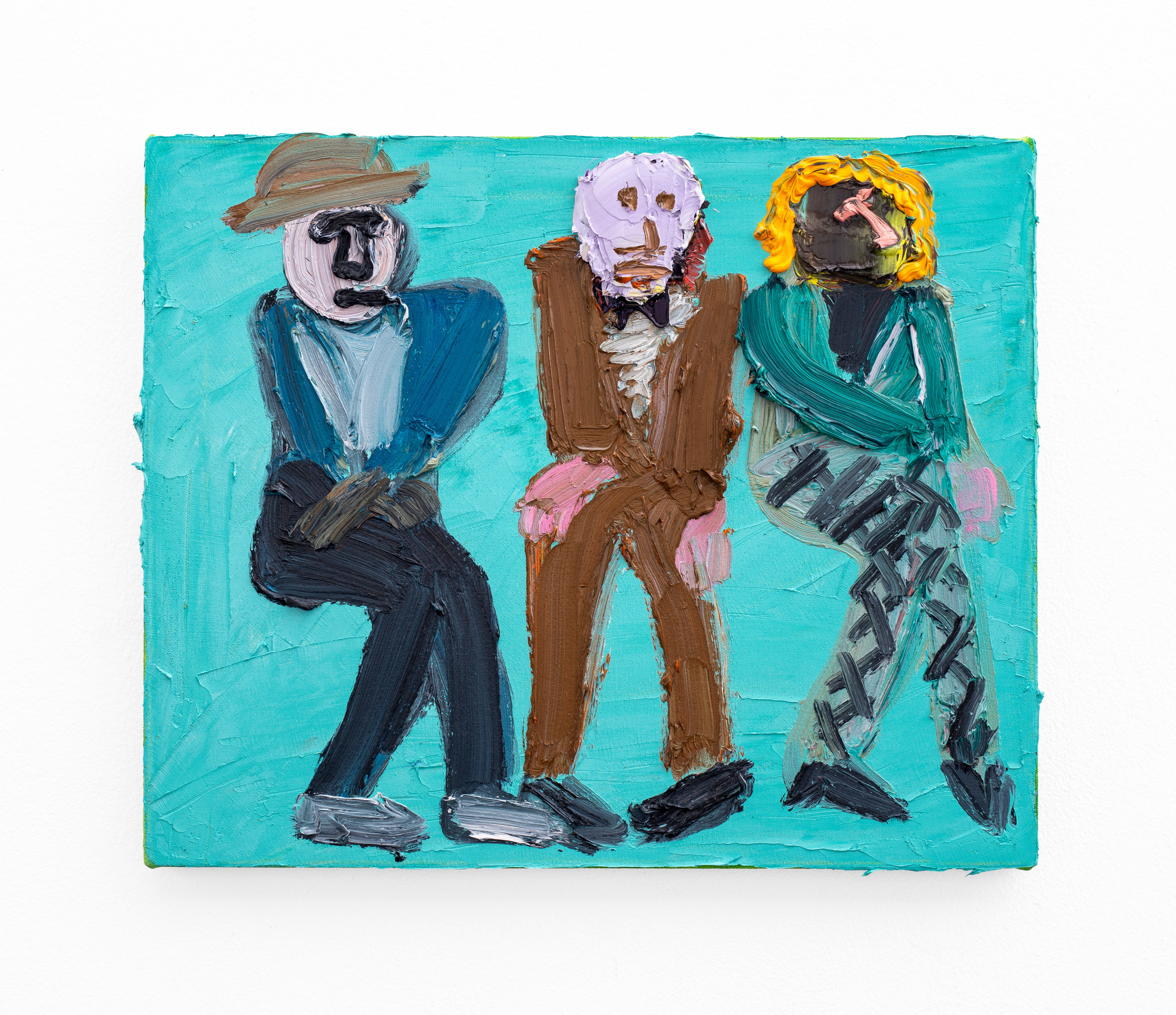 Georgina Gratrix Critic Fan Iconoclast Painting Group Portrait 2020 Nicodim